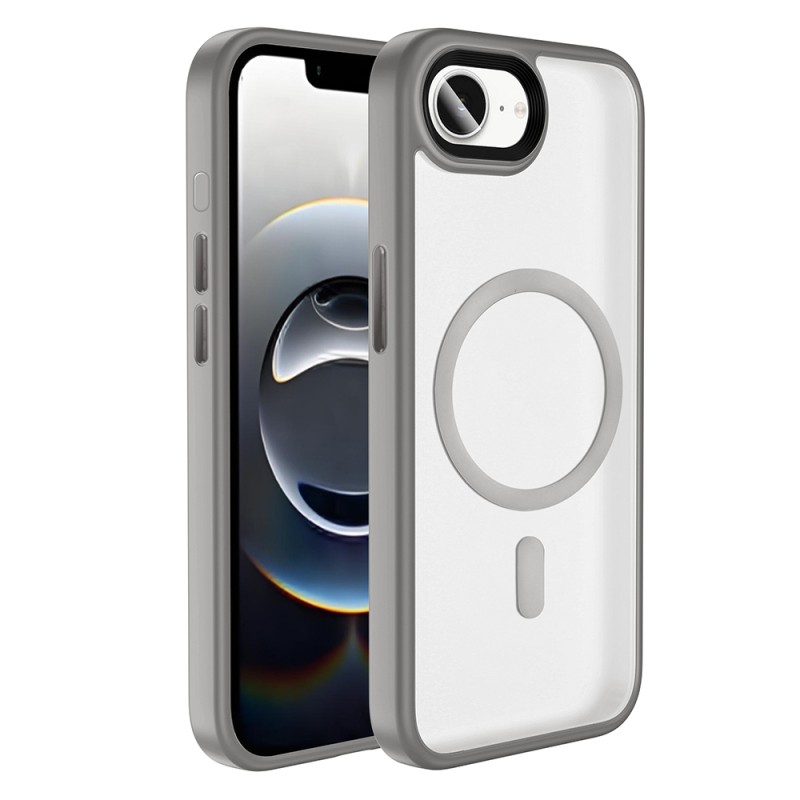 Apple iPhone 16E Case Matte Back Surface Wireless Charging Feature Zore Flet Magsafe Cover - 2