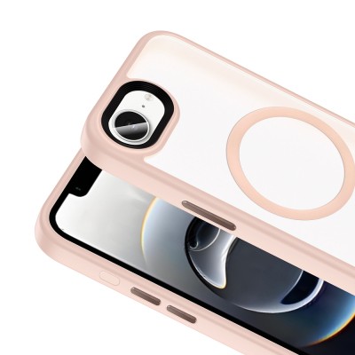 Apple iPhone 16E Case Matte Back Surface Wireless Charging Feature Zore Flet Magsafe Cover - 9