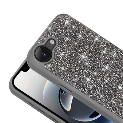 Apple iPhone 16E Case Shiny Stone Design Zore Pırlanta Cover - 12