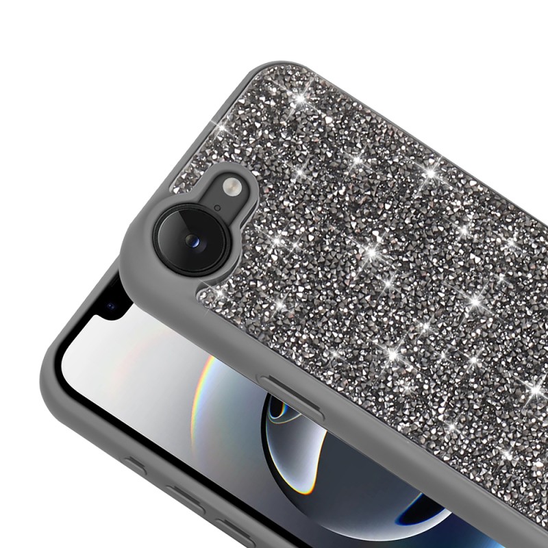 Apple iPhone 16E Case Shiny Stone Design Zore Pırlanta Cover - 12