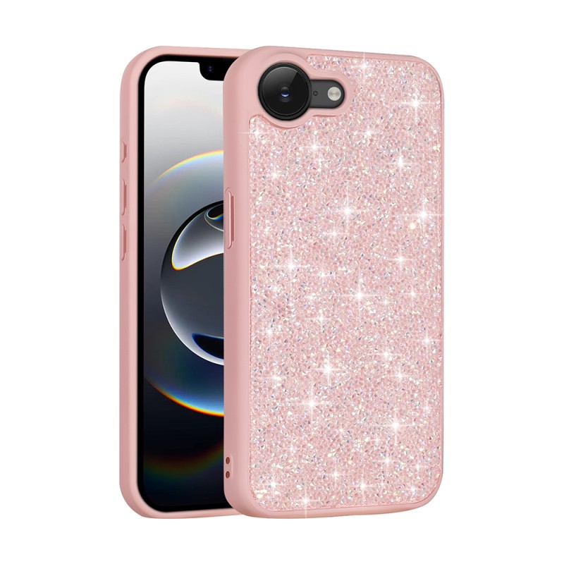 Apple iPhone 16E Case Shiny Stone Design Zore Pırlanta Cover - 13