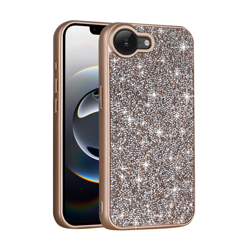 Apple iPhone 16E Case Shiny Stone Design Zore Pırlanta Cover - 15