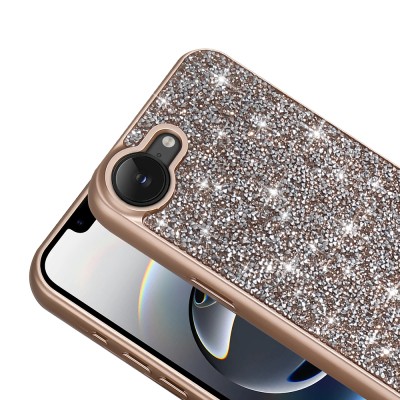 Apple iPhone 16E Case Shiny Stone Design Zore Pırlanta Cover - 16