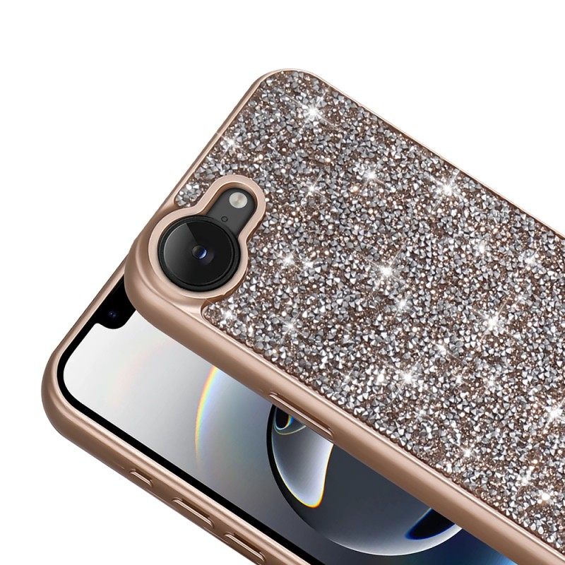 Apple iPhone 16E Case Shiny Stone Design Zore Pırlanta Cover - 16