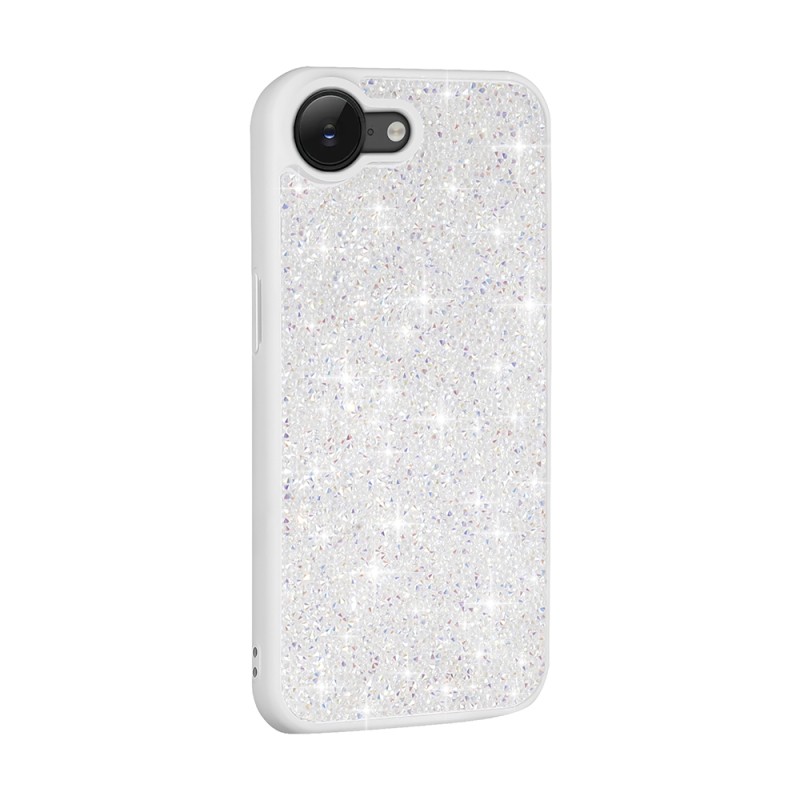 Apple iPhone 16E Case Shiny Stone Design Zore Pırlanta Cover - 3
