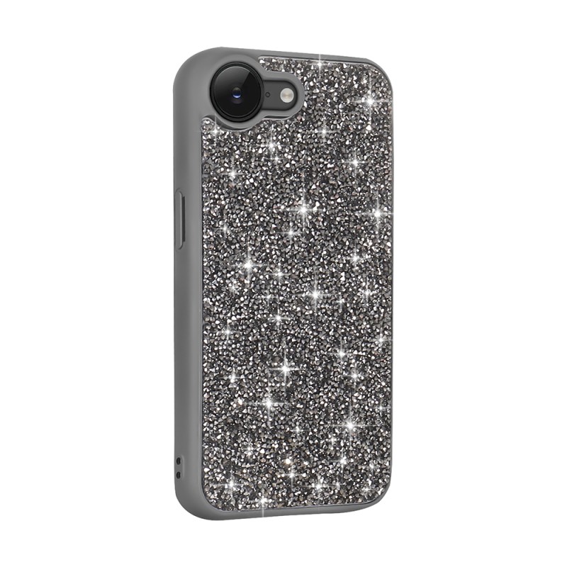 Apple iPhone 16E Case Shiny Stone Design Zore Pırlanta Cover - 4