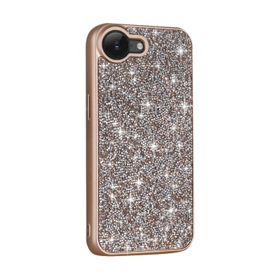 Apple iPhone 16E Case Shiny Stone Design Zore Pırlanta Cover - 6