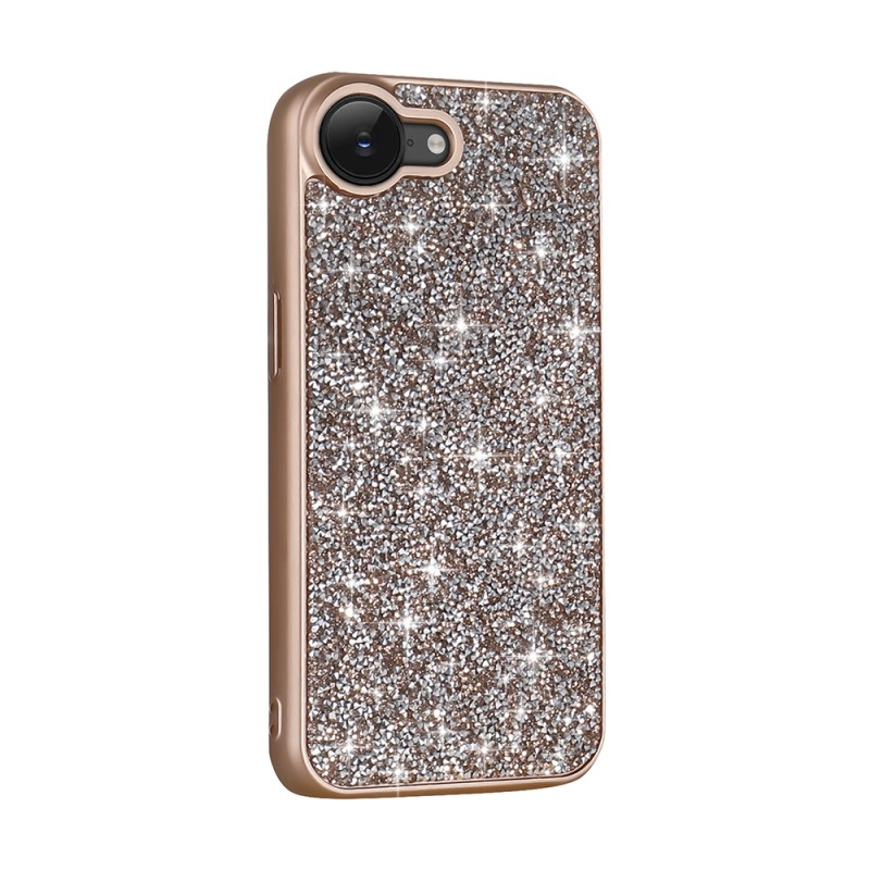 Apple iPhone 16E Case Shiny Stone Design Zore Pırlanta Cover - 6