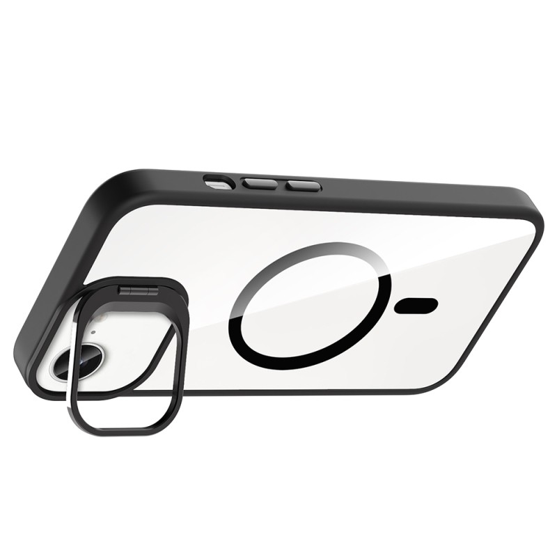 Apple iPhone 16E Case Stand and Camera Lens Gift M-Safe Charging Feature Zore Etro Cover - 11