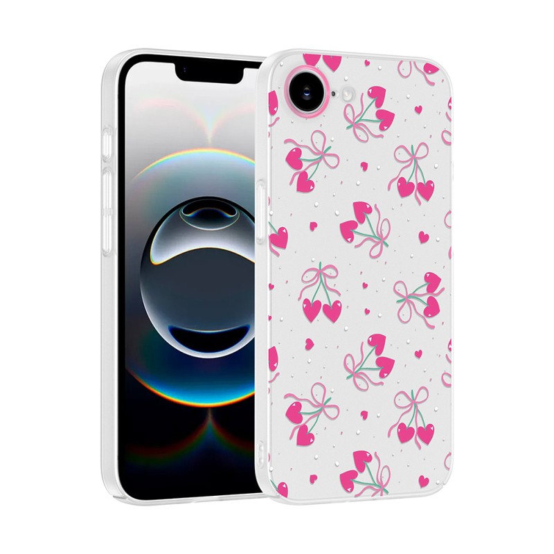 Apple iPhone 16E Case with Camera Protector, Patterned Zore Clip Cover - 3