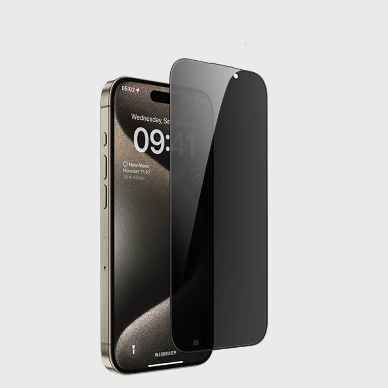 Apple iPhone 16E Casebang Privacy Hayalet Ekran Koruyucu + Kolay Uygulama Aparatı - 3