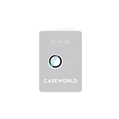 Apple iPhone 16E CaseWorld Alloy Series Oleophobic Anti-Reflective Camera Lens Protector - 8