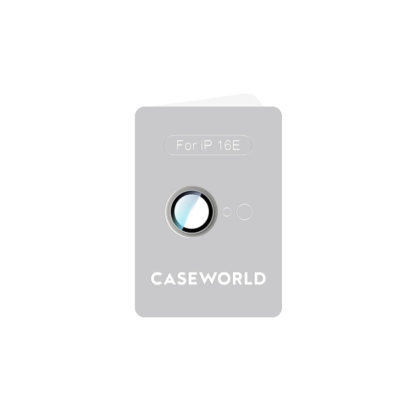 Apple iPhone 16E CaseWorld Alloy Series Oleophobic Anti-Reflective Camera Lens Protector - 9