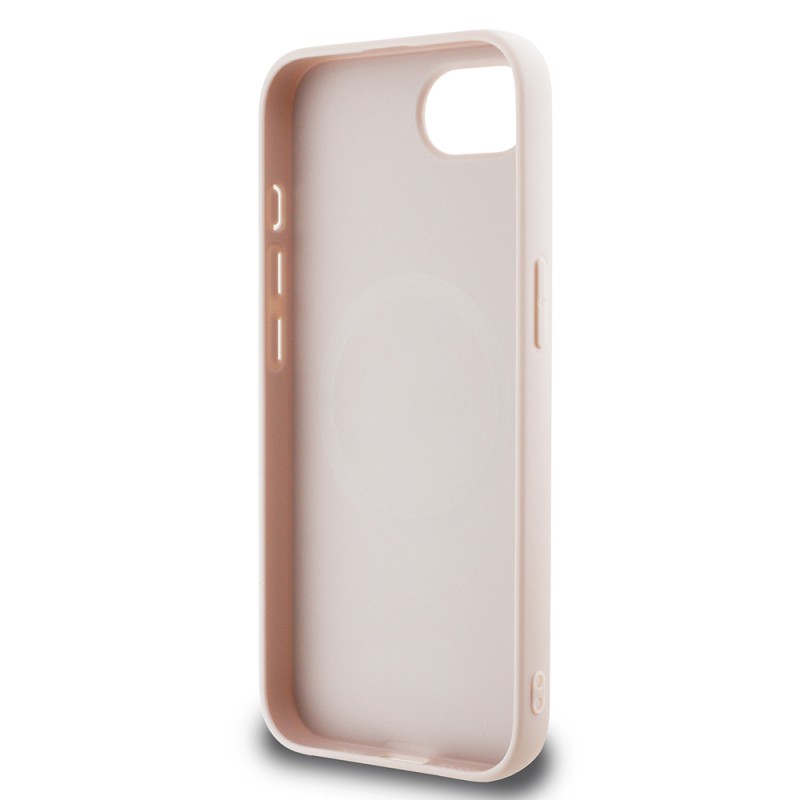 Apple iPhone 16E Kılıf Guess Orjinal Lisanslı 4G Desenli Script Metal Logolu Kapak - 16