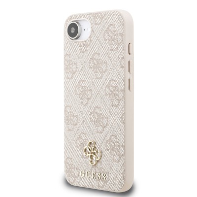 Apple iPhone 16E Kılıf Guess Orjinal Lisanslı M-safe Şarj Özellikli Small 4G Classic Kapak - 4