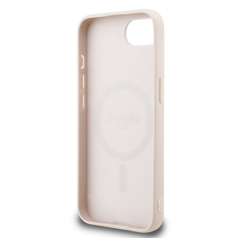Apple iPhone 16E Kılıf Guess Orjinal Lisanslı M-safe Şarj Özellikli Small 4G Classic Kapak - 9
