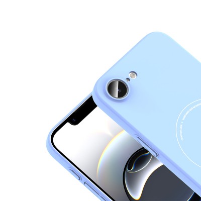 Apple iPhone 16E Kılıf M-Safe Şarj Özellikli Kamera Korumalı Zore Elio Sert PC Kapak - 19