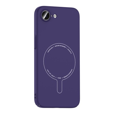 Apple iPhone 16E Kılıf M-Safe Şarj Özellikli Kamera Korumalı Zore Elio Sert PC Kapak - 13