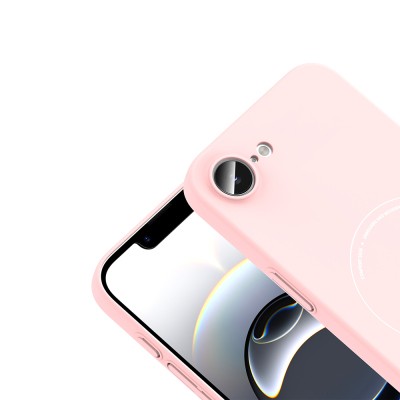 Apple iPhone 16E Kılıf M-Safe Şarj Özellikli Kamera Korumalı Zore Elio Sert PC Kapak - 22
