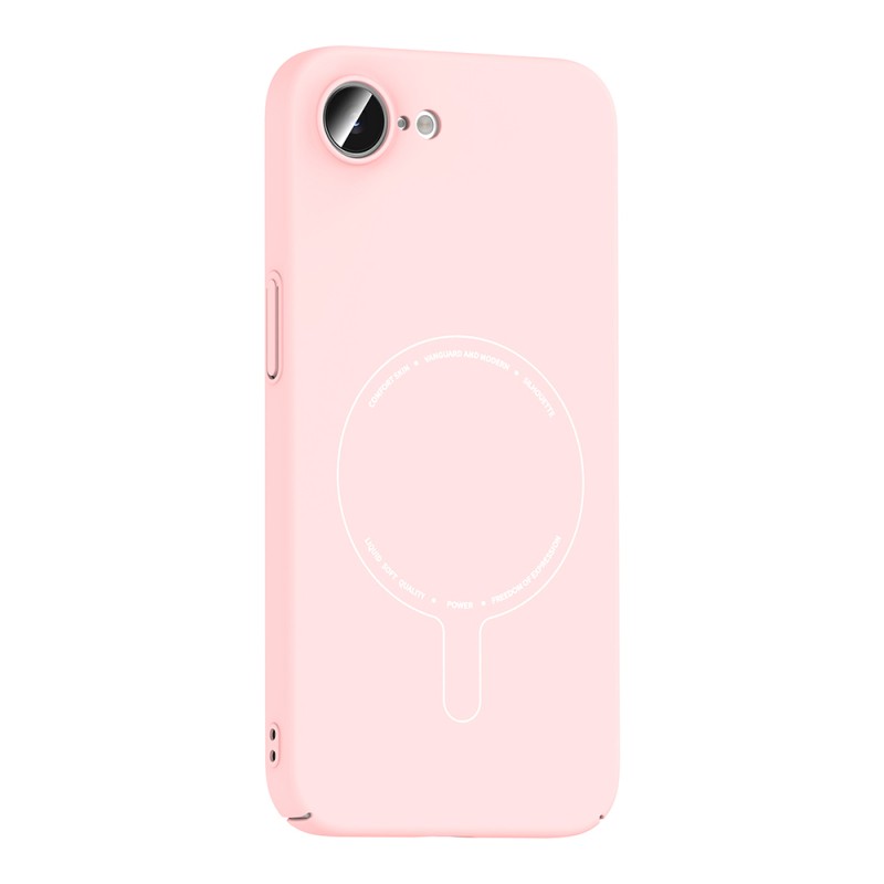 Apple iPhone 16E Kılıf M-Safe Şarj Özellikli Kamera Korumalı Zore Elio Sert PC Kapak - 14
