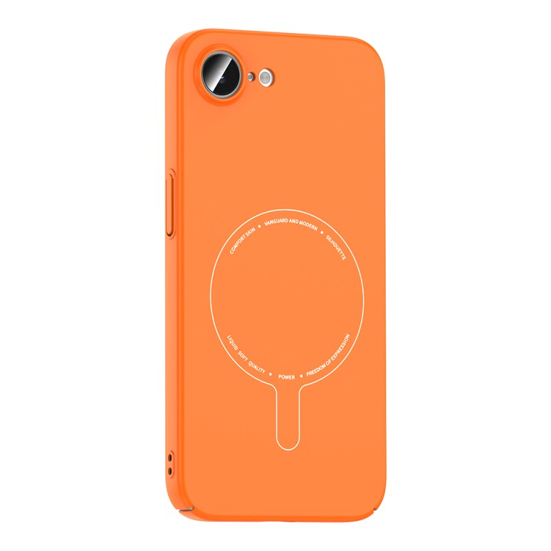 Apple iPhone 16E Kılıf M-Safe Şarj Özellikli Kamera Korumalı Zore Elio Sert PC Kapak - 15
