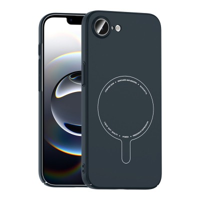 Apple iPhone 16E Kılıf M-Safe Şarj Özellikli Kamera Korumalı Zore Elio Sert PC Kapak - 8