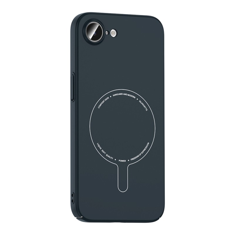 Apple iPhone 16E Kılıf M-Safe Şarj Özellikli Kamera Korumalı Zore Elio Sert PC Kapak - 16
