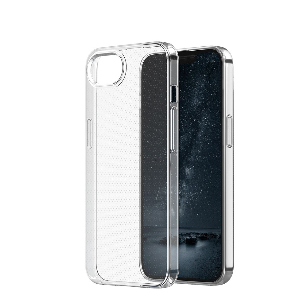Apple iPhone 16E Kılıf Zore Süper Silikon Kapak - Şeffaf