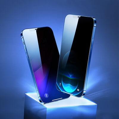 Apple iPhone 16E Wiwu Easy Install iPrivacy Tempered Screen Protector - 7