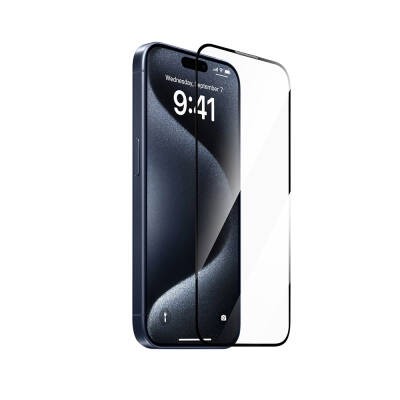 Apple iPhone 16e Wiwu SQ-008 Oleophobic Easy Install resistant-resistant Tempered glass screen saver + easy application apparatus - 5
