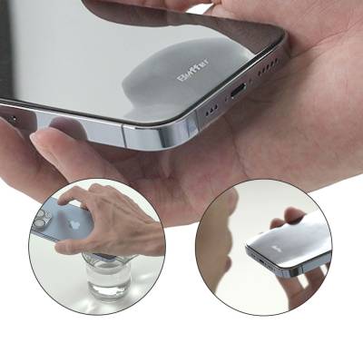 Apple iPhone 16E Zore Alignment Attachment Hadid Glass Screen Protector - 5