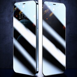 Apple iPhone 16E Zore Rika Premium Privacy Tempered Glass Screen Protector - 5