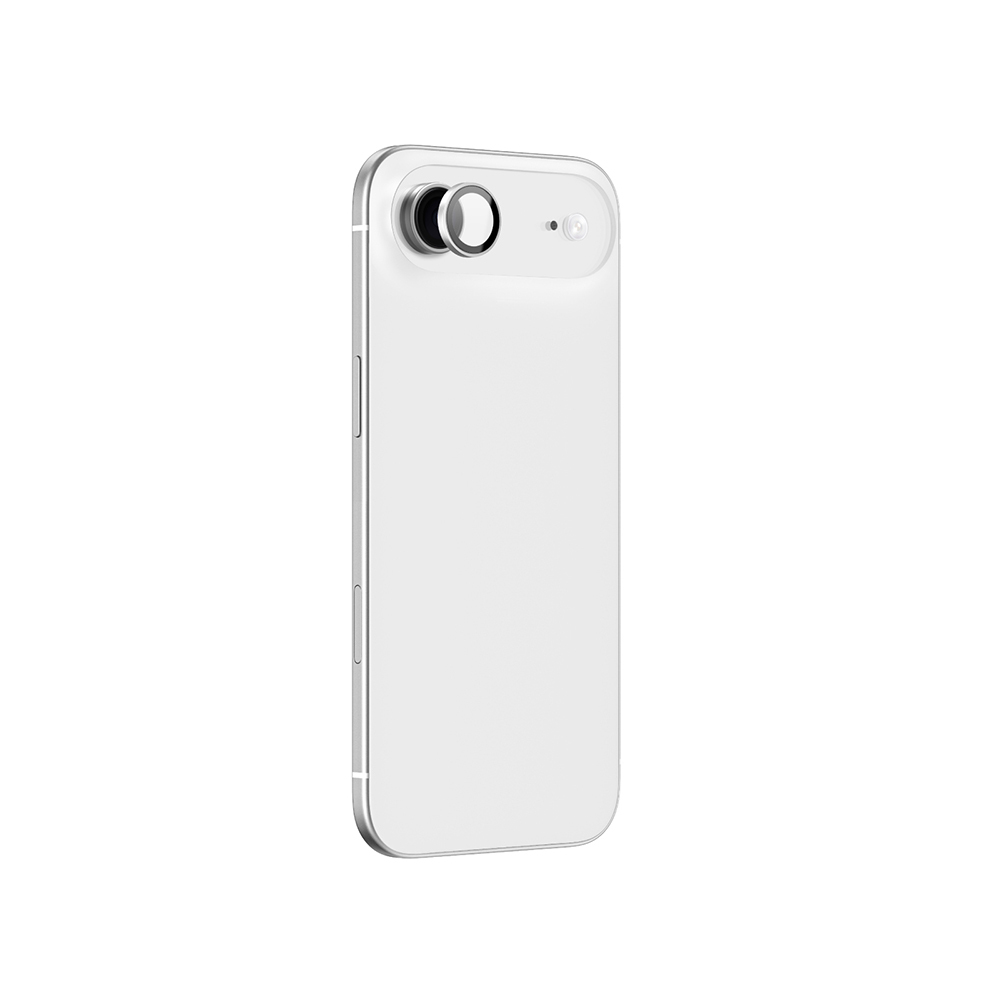 Apple iPhone 17 Air Amazingthing Anti Reflective Kamera Lens Koruyucu + Kolay Uygulama Aparatlı - Gümüş