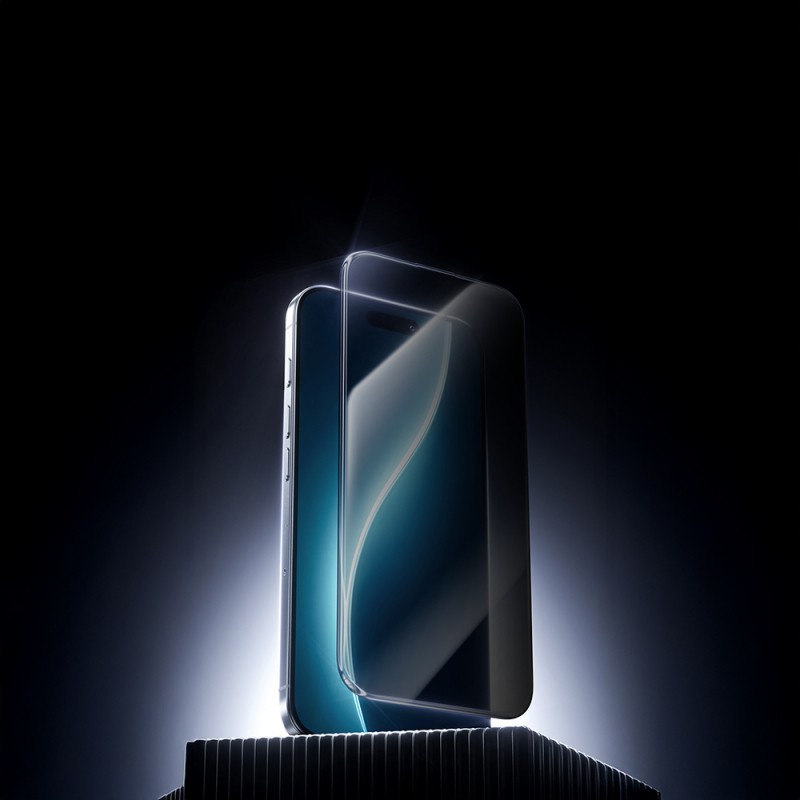 Apple iPhone 17 Air Benks Glass Warrior Privacy HD Cam Ekran Koruyucu + Kolay Uygulama Aparatlı - 5