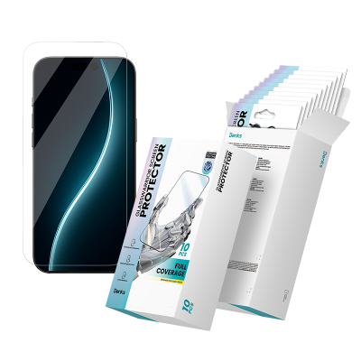 Apple iPhone 17 Air Benks Glass Warrior Safir Coating 0.3mm Cam Ekran Koruyucu 10'lu Paket - Benks