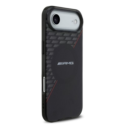 Apple iPhone 17 Air Case AMG Original Licensed M-Safe Charging Feature Dual Layer Red Cross Striped Cover - 5