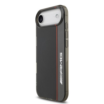 Apple iPhone 17 Air Case AMG Original Licensed M-Safe Charging Feature IML Print Logo Double Layer Bow Lines Cover - 3