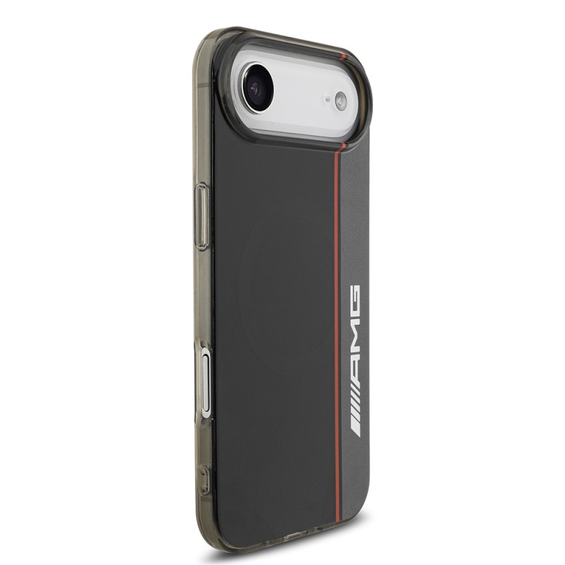 Apple iPhone 17 Air Case AMG Original Licensed M-Safe Charging Feature IML Print Logo Double Layer Bow Lines Cover - 5