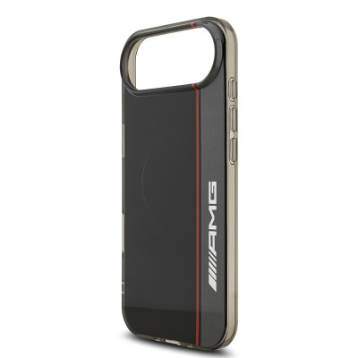 Apple iPhone 17 Air Case AMG Original Licensed M-Safe Charging Feature IML Print Logo Double Layer Bow Lines Cover - 7