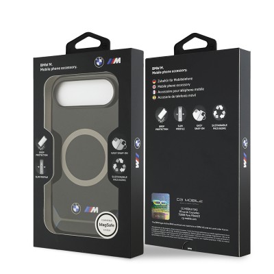 Apple iPhone 17 Air Case BMW Original Licensed M-safe Charging Feature Metal Button Design IML Printed M Design Cover - 9