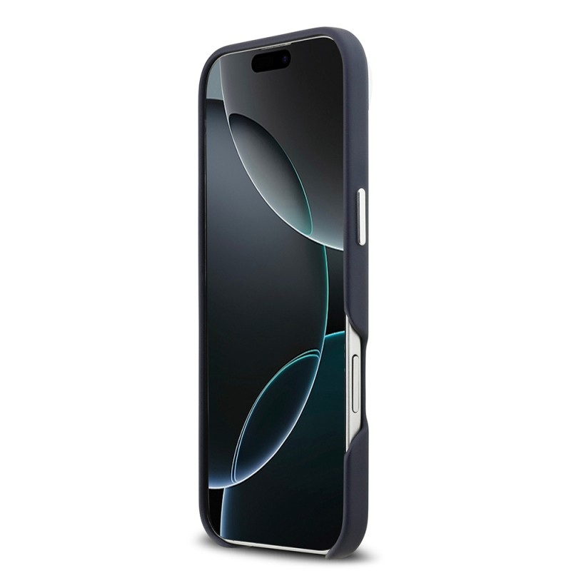 Apple iPhone 17 Air Case BMW Original Licensed M-Safe Charging Feature Metal Logo Full Cover Leather Cover - 7