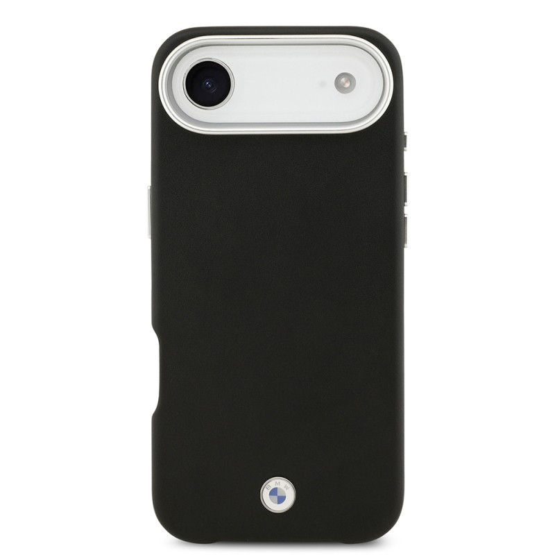 Apple iPhone 17 Air Case BMW Original Licensed M-Safe Charging Feature Metal Logo Full Cover Leather Cover - 12