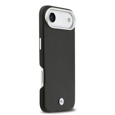 Apple iPhone 17 Air Case BMW Original Licensed M-Safe Charging Feature Metal Logo Full Cover Leather Cover - 13