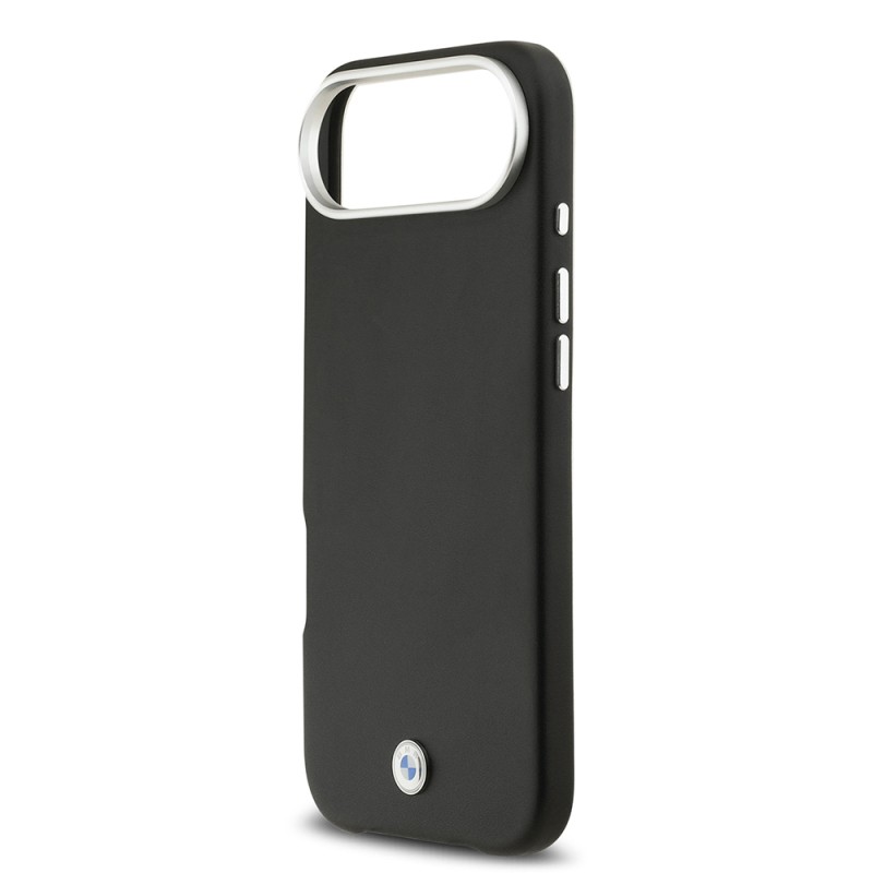Apple iPhone 17 Air Case BMW Original Licensed M-Safe Charging Feature Metal Logo Full Cover Leather Cover - 15
