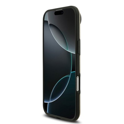 Apple iPhone 17 Air Case BMW Original Licensed M-Safe Charging Feature Metal Logo Perforated M Design Leather Cover - 16