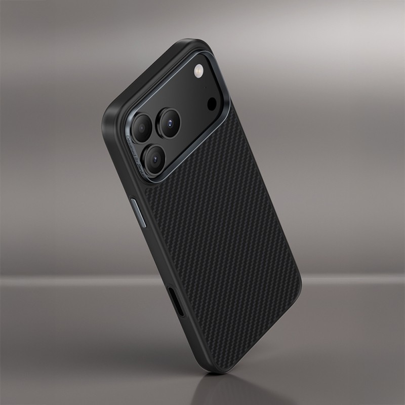Apple iPhone 17 Air Case Carbon Fiber M-Safe Charging Feature Benks Hybrid ArmorPro 600D Kevlar Cover - 3