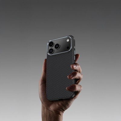 Apple iPhone 17 Air Case Carbon Fiber M-Safe Charging Feature Benks Hybrid ArmorPro 600D Kevlar Cover - 4