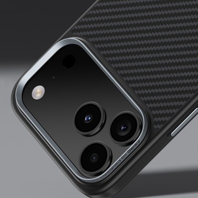 Apple iPhone 17 Air Case Carbon Fiber M-Safe Charging Feature Benks Hybrid ArmorPro 600D Kevlar Cover - 6