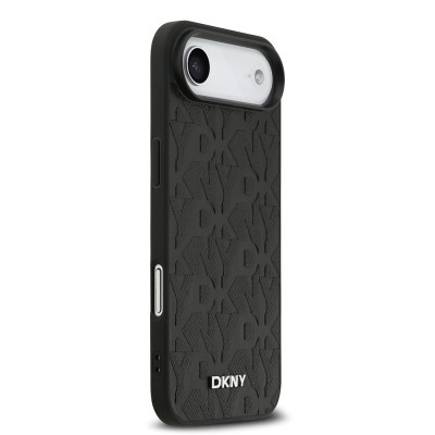 Apple iPhone 17 Air Case DKNY Original Licensed M-safe Charging Feature 3D Printed Grid Pattern Cover - 5