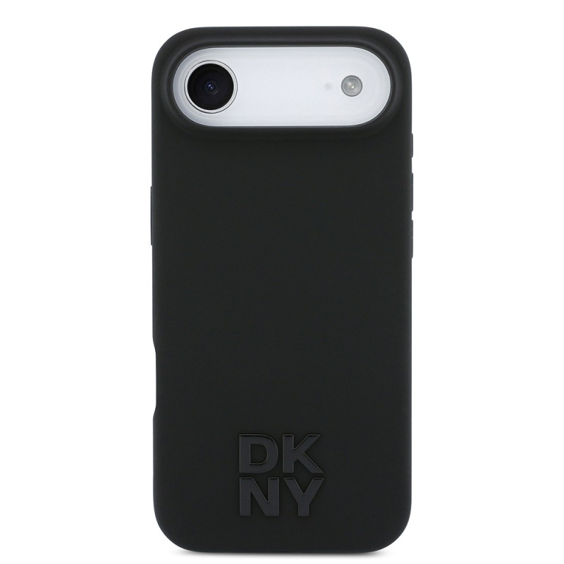 Apple iPhone 17 Air Case DKNY Original Licensed M-safe Charging Feature Metal Logo Silicone Cover - 5